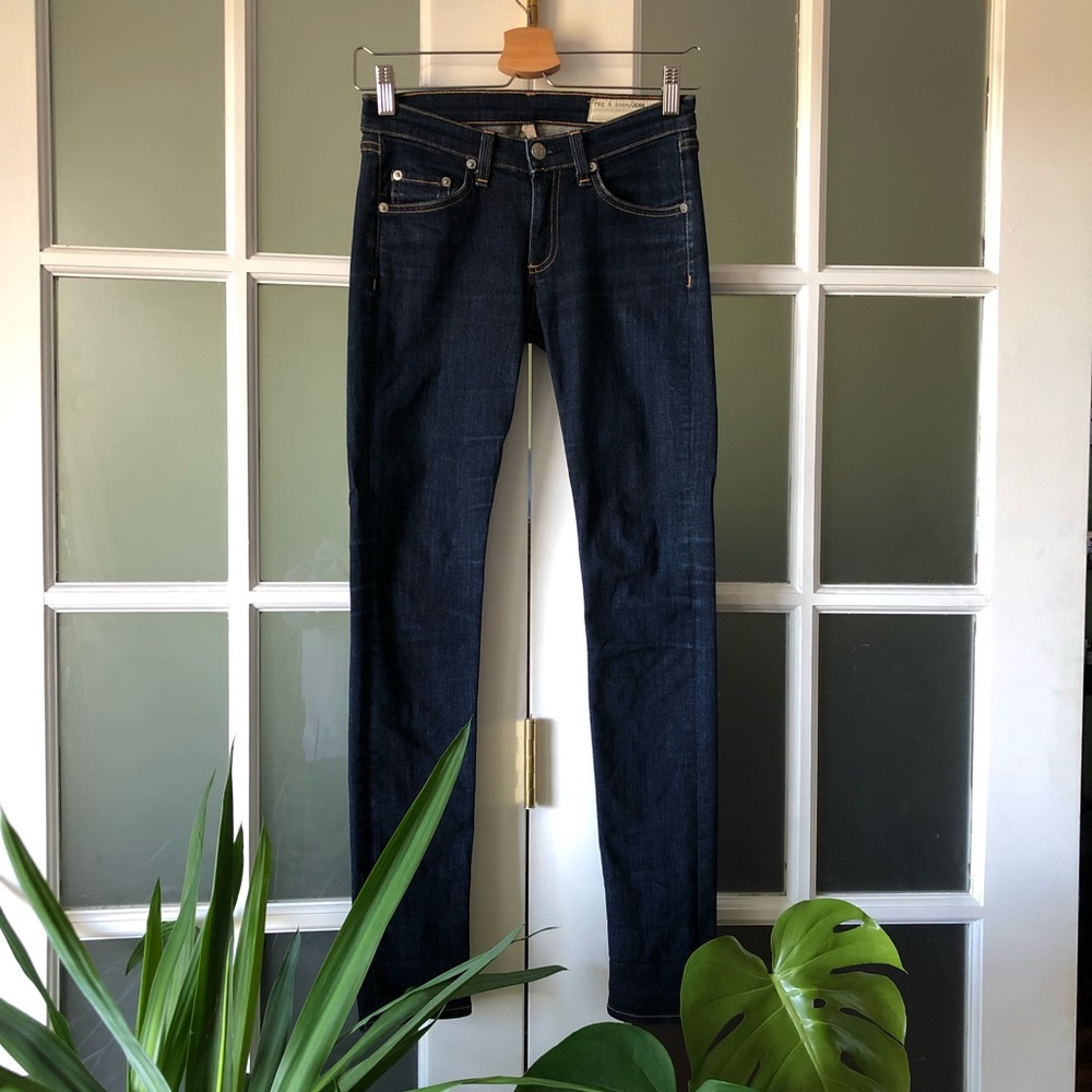 Rag & Bone - Mid-Rise Skinny Jeans